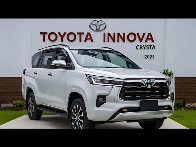 First look : 2025 Toyota Inova Crysta : Exterior, Interior, and Space!