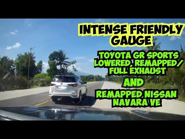 MATINDING HATAWAN NG TOYOTA FORTUNER GR SPORTS LOWERED, REMAPPED/FULL EXHAUST AT REMAPPED NAVARA VE