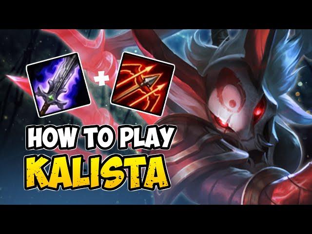 How to Play KALISTA ADC for Beginners | KALISTA Guide Season 10 | League of Legends