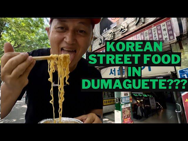 Korean Street Food in Dumaguete, Philippines