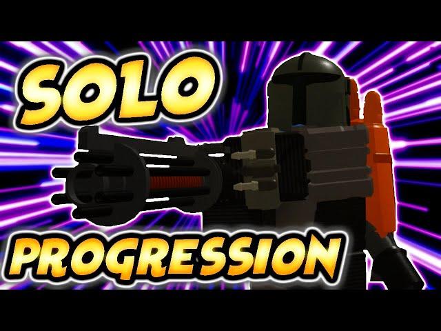 Becoming The Mandalorian in Roblox Star Wars | Bounty Hunter Solo Progression #1