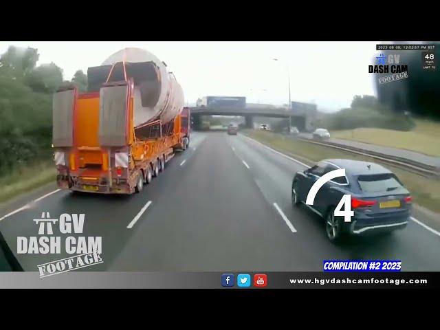 2023 | HGV Dashcam Compilation clips with Visual commentary #2