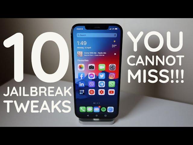 10 JAILBREAK TWEAKS YOU CANNOT MISS / iOS 14.3 / unc0ver 6.1.2