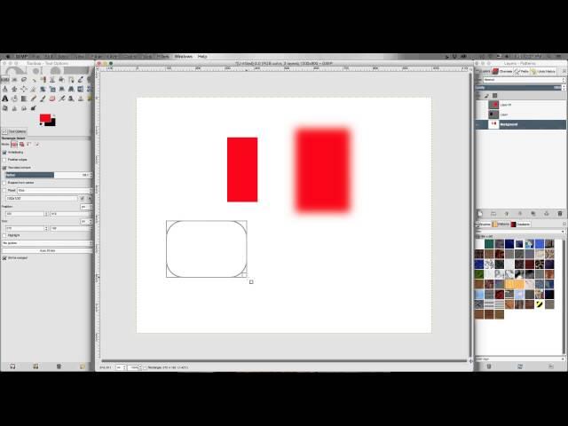 Rectangle Tool in GIMP