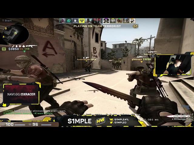 CS:GO - s1mple plays FPL on Mirage