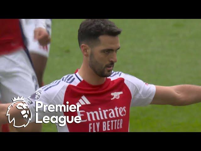 Mikel Merino heads Arsenal 1-0 ahead of Chelsea | Premier League | NBC Sports