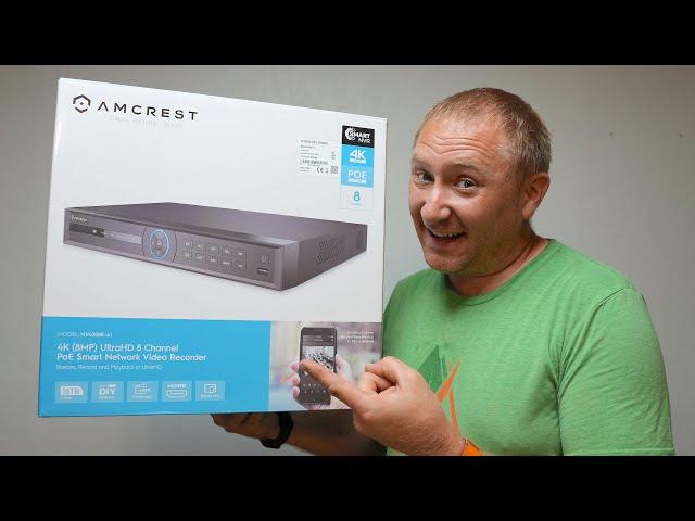 Amcrest NV4208E-AI NVR Unboxing & Setup