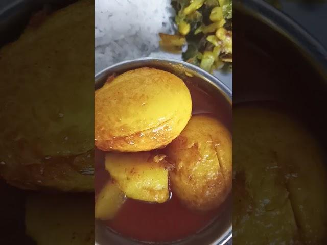 salat, egg curry,uche aalu bhaji #short