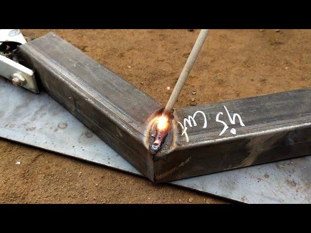 hole filled welding tricks!|iron round welding tip and tricks'|