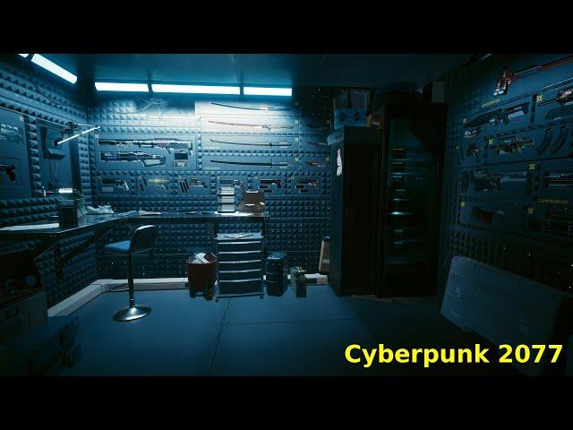 ГАЙДCyberpunk 2077 - Пушки для стенду у схованці Ві