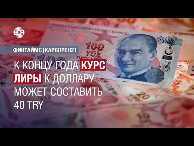 К концу года курс лиры к доллару может составить 40 try