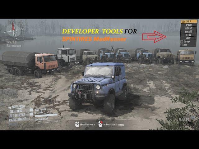 SpinTires MudRunner: How To Get DEV TOOLS for SpinTires MudRunner CRACKED VERSIONS