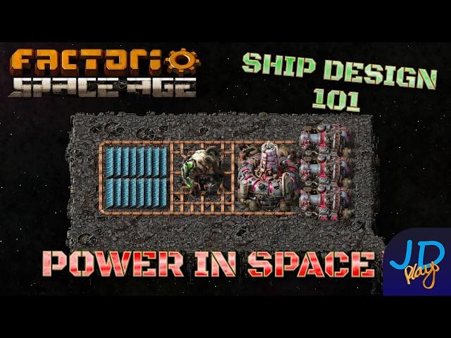 Ship Design 101: Power in Space ️ Factorio Space Age  Tutorial, Walkthrough