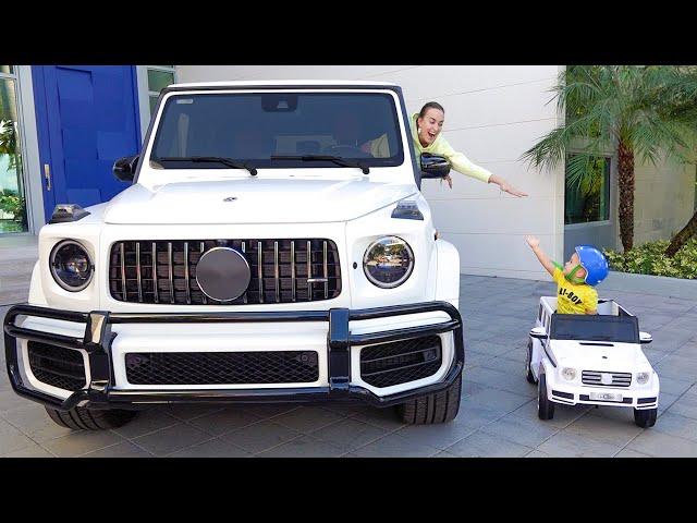 Vlad and Niki transform Mom's G Wagon and ride on Monster Trucks