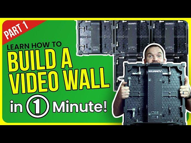 LED Wall Setup | 01 How to Build An LED Video Wall