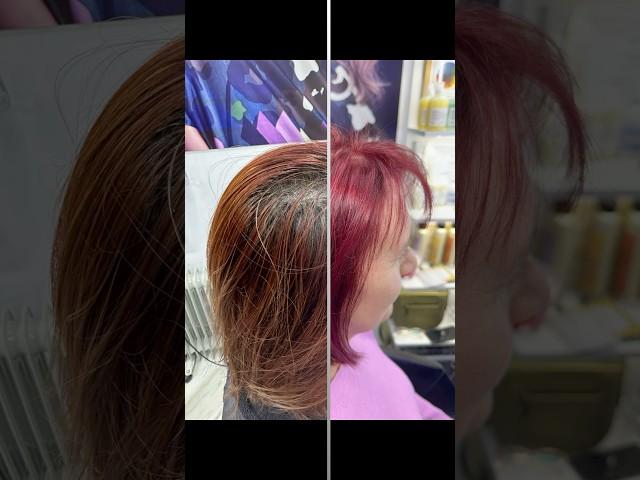 Стрижка Каре с Окрашиванием в Алматы | Подписывайся hair coloring short #shorts #женскаястрижка