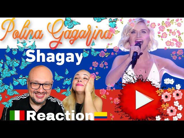 Polina Gagarina - Shagay (Live at Megasport) Italian Reaction Colombian React