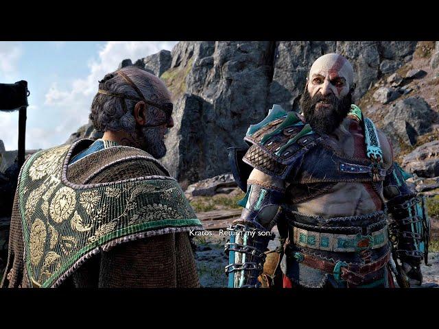 God of War 5 Ragnarok - Kratos Warns ODIN Of The Kratos From Greece (4K 60FPS) PS5