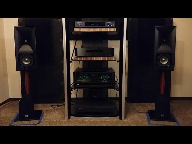 JBL-STUDIO-530 MUSIC REVIEW- With The Iota SA3 as Preamp/ Integra M-504 Power amp Hornable Horns 