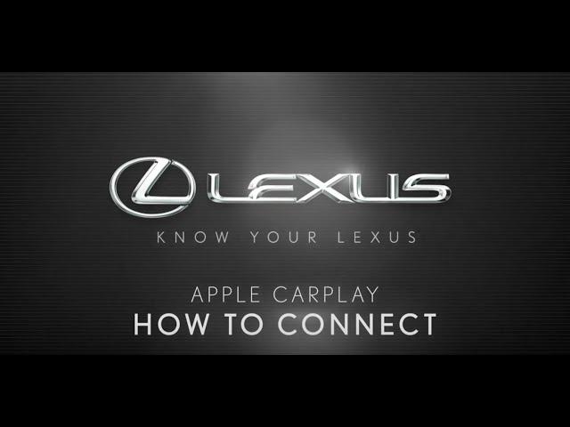 Know Your Lexus: How to connect your phone with Apple CarPlay