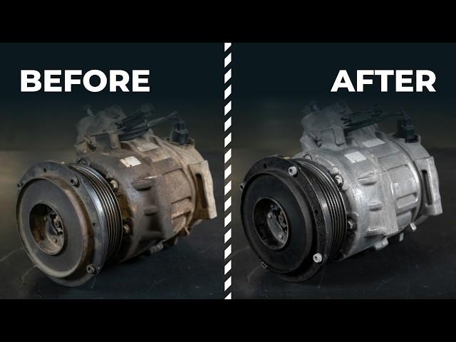 DIY vehicle AC compressor restoration