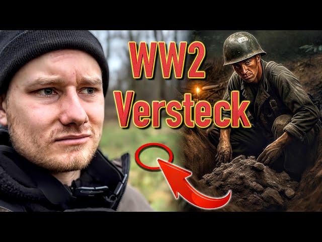 Vergrabenes Equipment aus dem Zweiten Weltkrieg mit Metalldetektor gefunden!! (WW2 Schatzsuche)