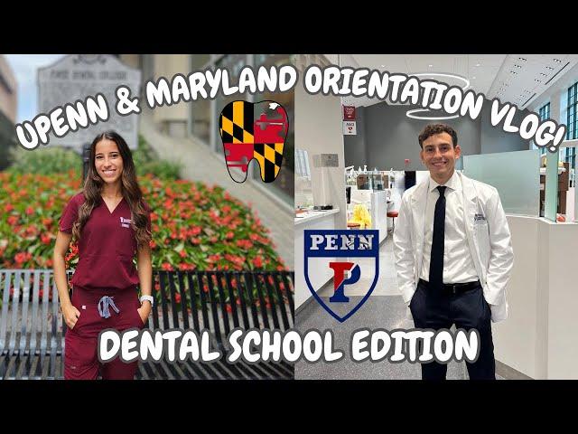 Our First Week of Dental School: UPenn & Maryland Vlog!