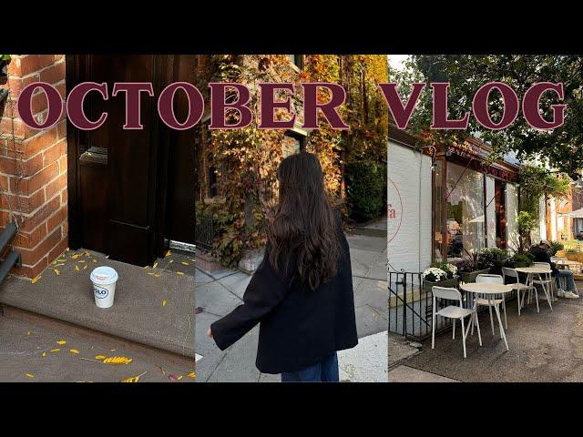 WEEK IN MY LIFE // fall foliage in the west village, classic outfit ideas, car chats & more!