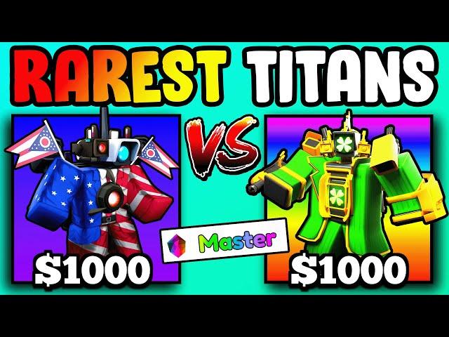 EVERY 0.1% TITAN vs ENDLESS MODE (Skibidi Tower Defense)