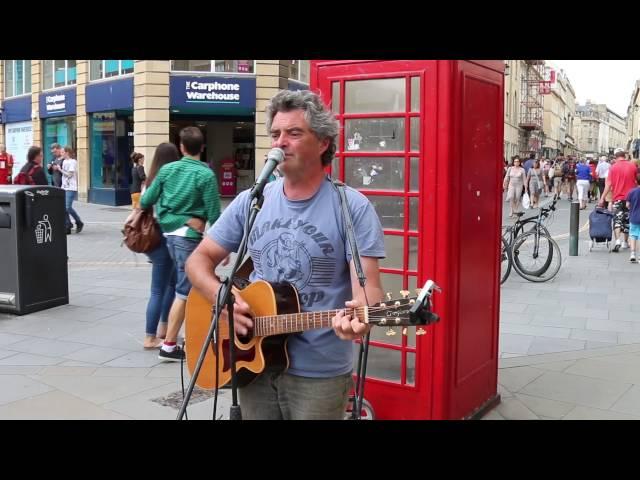 Listen to the Rhythm of the Falling Rain - David Harris - Busking - Bath - UK