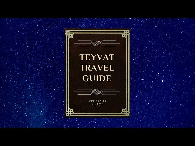 LasgaKim Reads:  Teyvat Travel Guide (Genshin Impact)