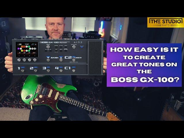 Boss GX-100 - How Easy Is It To Create High Gain Guitar Tones?