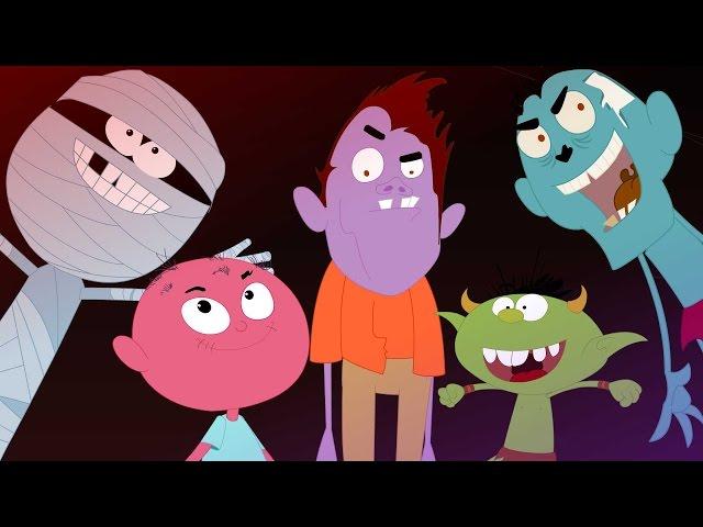 Five Little Monsters | Halloween Rhymes