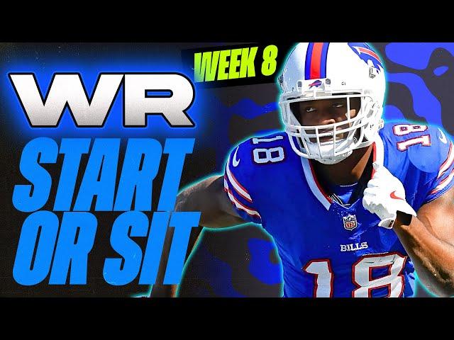  WEEK 8 WR MUST Start/Sit Analysis!  | 2024 Fantasy Football Advice