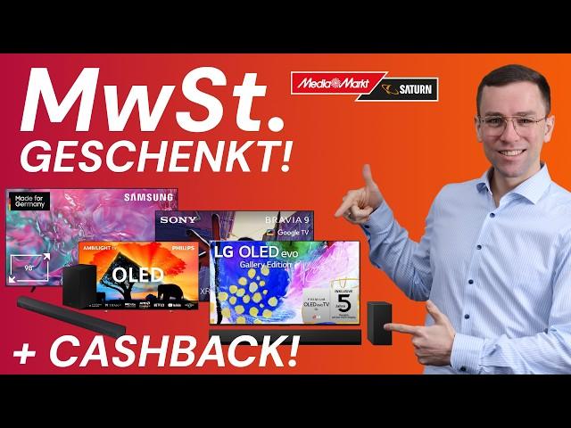 MwSt. Geschenkt & Doppel-Cashback! TV & Soundbar Deals: Super Fernseher Angebote & Aktionen #deals