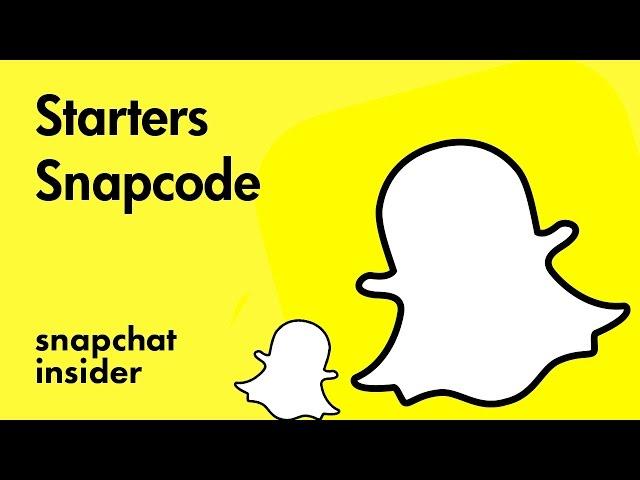 Add Starters on Snapchat via Snapcode starterstv [11/24/2016]