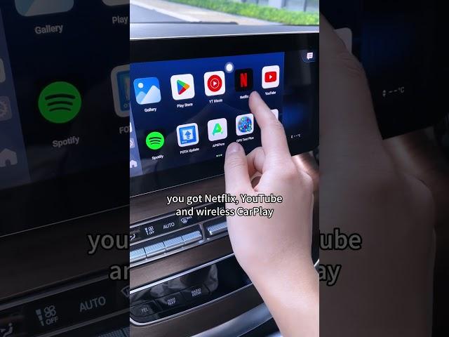 CarlinKit Tbox: To add Netflix YouTube to car screen but also safe driving! #carplay #techtips