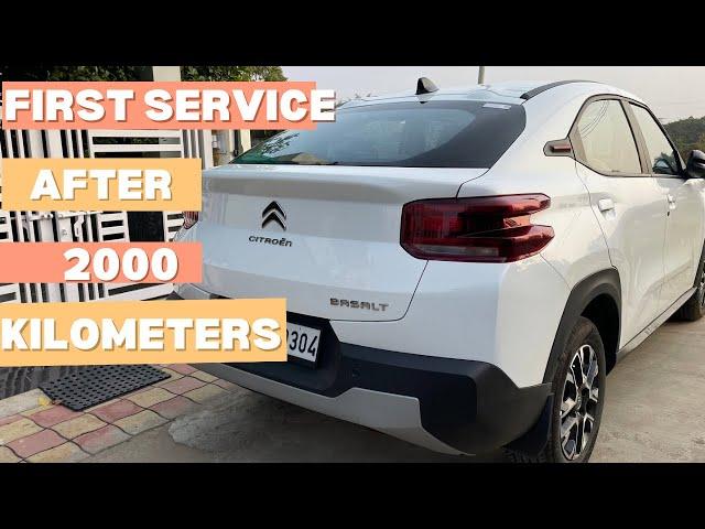 Citroen Basalt First Service after 2000kms and overall experience