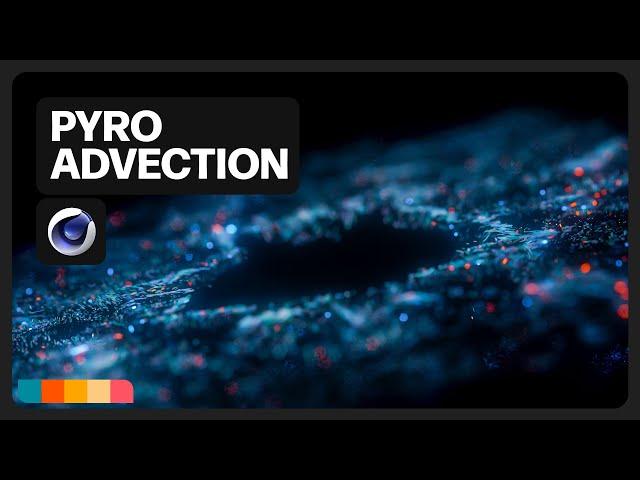 Particle Advection with Pyro in Cinema 4D