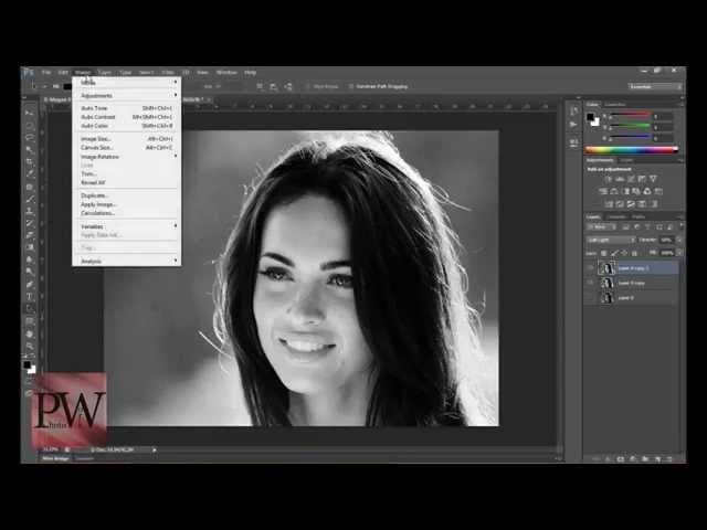 Урок Photoshop. Из цветного в черно-белое