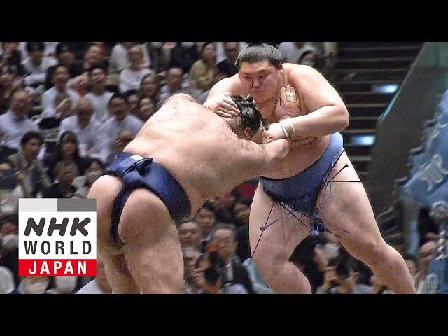 GRAND SUMO: Day 2 of the May 2025 Tournament - GRAND SUMO Highlights