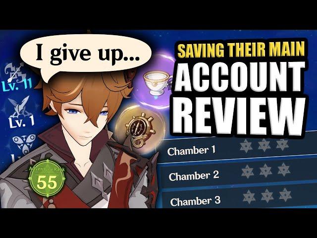 Doing EVERYTHING We Can To Save This Account! Genshin Impact Account Review