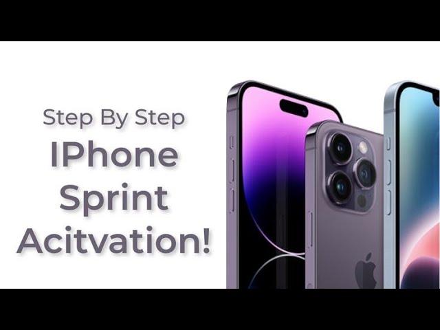 Step by step new iPhone sprint Activation!