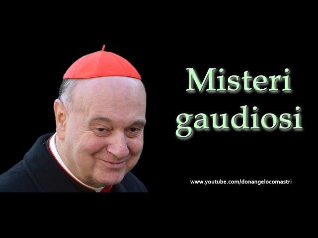 Mons. Angelo Comastri – Misteri gaudiosi del Santo Rosario