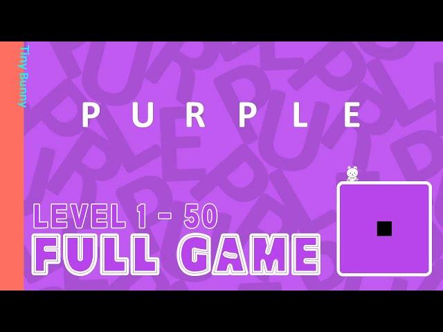 Purple Game Level 1-50 Full Walkthrough (Bart Bonte)