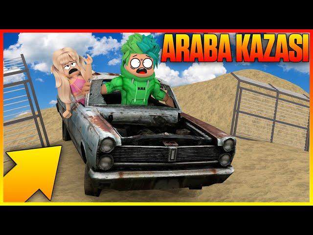 KÖTÜ ARABA İLE UÇURUMDAN UÇTUK | DRIVE CARS DOWN A HILL ROBLOX | HAN KRAL EKİP