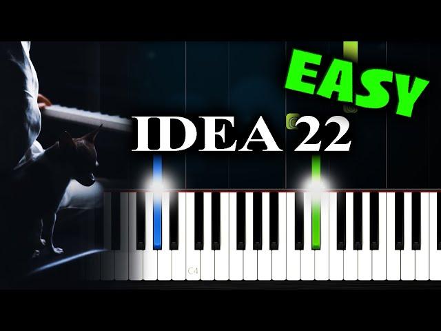 Gibran Alcocer - Idea 22 - EASY Piano Tutorial