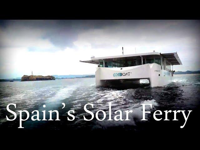 ECOBOAT ECOCAT: Amazing Solar Powered Ferry Using Torqeedo Deep Blue Electric Motors