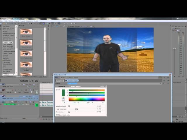 [How to] Green Screen & Chromakey Sony Vegas