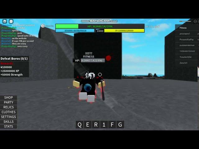 Update on my channel (One Punch Man: Destiny killing boros gameplay) Roblox